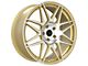 Advanti Classe Gold Machined Wheel; Rear Only; 20x10 (21-24 Mustang Mach-E)