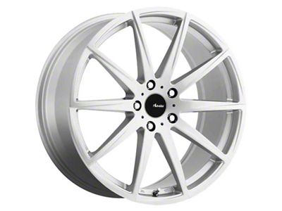 Advanti Dieci Bright Silver Wheel; Rear Only; 20x10; 45mm Offset (21-25 Mustang Mach-E)