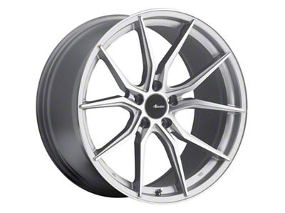 Advanti Hybris Machine Face Silver Wheel; 18x8; 45mm Offset (21-25 Mustang Mach-E, Excluding GT)