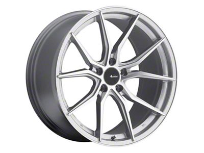 Advanti Hybris Machine Face Silver Wheel; 18x8 (21-24 Mustang Mach-E, Excluding GT)