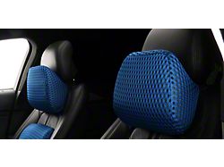 Neo-Mesh Memory Foam Headrest; Blue (Universal; Some Adaptation May Be Required)