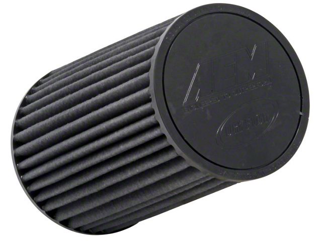 AEM Induction Brute Force DryFlow Air Filter; 2.50-Inch Inlet / 9.25-Inch Length (Universal; Some Adaptation May Be Required)