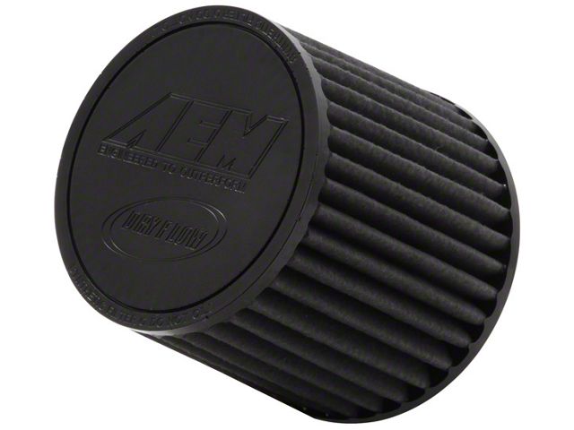 AEM Induction Brute Force DryFlow Air Filter; 2.75-Inch Inlet / 5.25-Inch Length (Universal; Some Adaptation May Be Required)