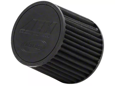 AEM Induction Brute Force DryFlow Air Filter; 3.25-Inch Inlet / 5.25-Inch Length (Universal; Some Adaptation May Be Required)