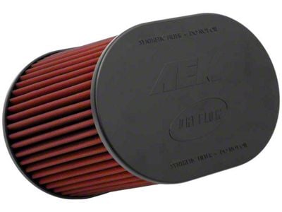 AEM Induction DryFlow Air Filter; 4-Inch Inlet / 9-Inch Length (Universal; Some Adaptation May Be Required)
