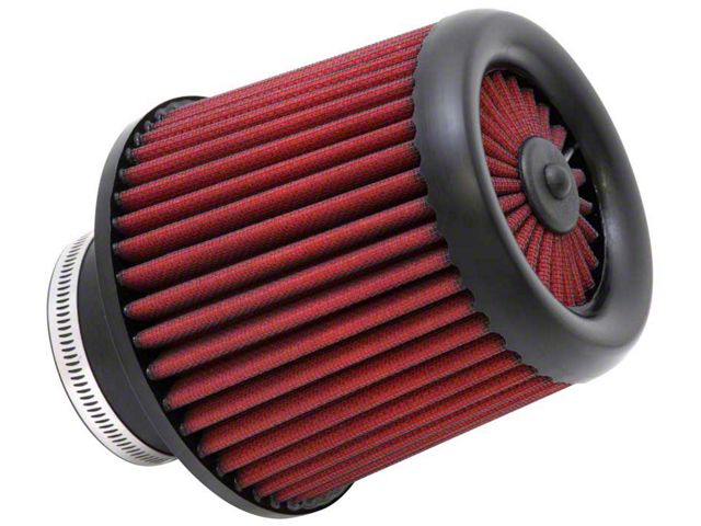 AEM Induction Race DryFlow Air Filter; 3-Inch Inlet / 5.563-Inch Length (Universal; Some Adaptation May Be Required)