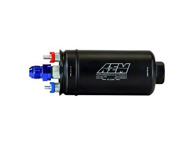 AEM Electronics 400LPH Inline High Flow Fuel Pump (Universal; Some Adaptation May Be Required)