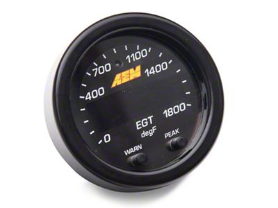 AEM Electronics X-Series Boost Pressure Gauge; Electrical (Universal; Some Adaptation May Be Required)