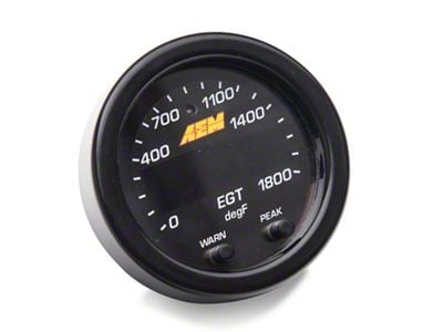 AEM Electronics X-Series Exhaust Temperature Gauge; Electrical (Universal; Some Adaptation May Be Required)