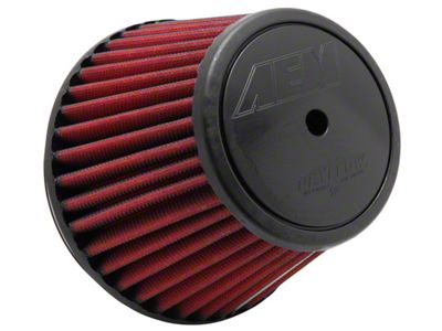 AEM Induction DryFlow Air Filter; 6-Inch Inlet / 5-Inch Length (Universal; Some Adaptation May Be Required)