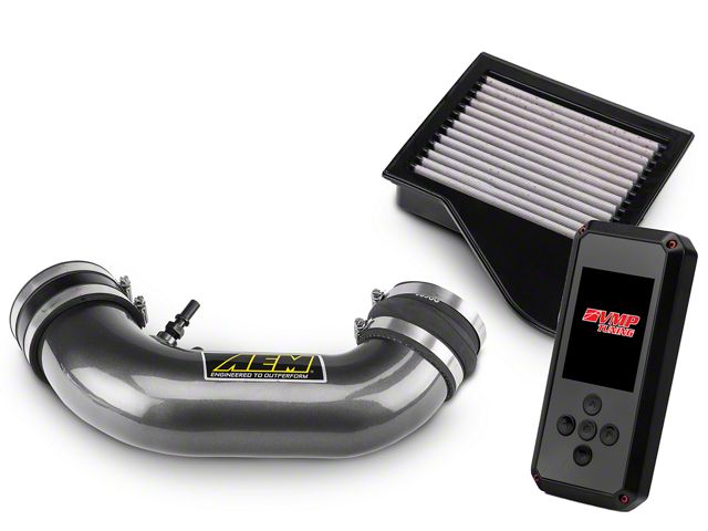 AEM Intake Tube with Air Filter and VMP Rev-X Tuner (11-14 Mustang GT Stock or w/ Bolt-On Mods)