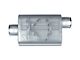 Street Series Street Flow 2 Chamber Aluminized Center/Offset Muffler; 3-Inch Inlet/3-Inch Outlet (Universal; Some Adaptation May Be Required)