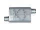 Street Series Street Flow 2 Chamber Aluminized Offset/Offset Muffler; 2.50-Inch Inlet/2.50-Inch Outlet (Universal; Some Adaptation May Be Required)