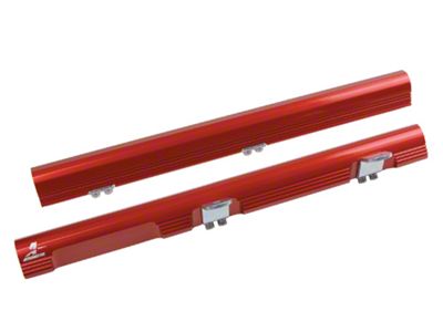 Aeromotive High Flow Fuel Rail Kit; Red (06-07 V8 HEMI Charger)