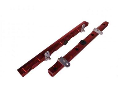 Aeromotive High Flow Fuel Rail Kit; Red (08-13 Corvette C6, Excluding ZR1)