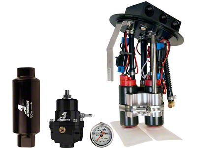 Aeromotive Direct Drop-In Fuel Pump Kit; Dual 340 LPH (11-17 Mustang; 18-20 Mustang GT, EcoBoost)