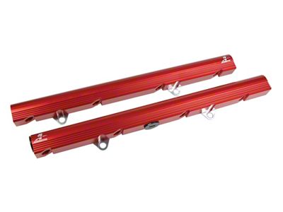 Aeromotive High Flow Fuel Rail Kit; Black (86-95 5.0L Mustang)