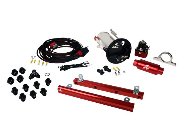 Aeromotive Stealth A1000 Race Fuel System with 5.4L 4V Fuel Rails (07-12 Mustang GT500)