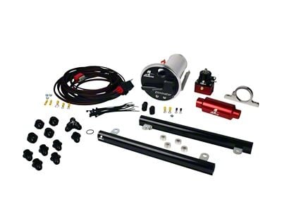 Aeromotive Stealth Eliminator Race Fuel System with 5.4L CJ Fuel Rails (07-12 Mustang GT500 w/ Cobra Jet 5.4L Engine Swap)