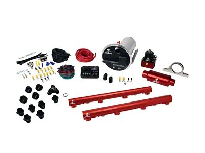 Aeromotive Stealth Eliminator Street Fuel System with 4.6L 3V Fuel Rails (07-12 Mustang GT500 w/ 4.6L Engine Swap)