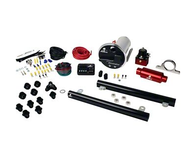Aeromotive Stealth Eliminator Street Fuel System with 5.4L CJ Fuel Rails (07-12 Mustang GT500 w/ Cobra Jet 5.4L Engine Swap)