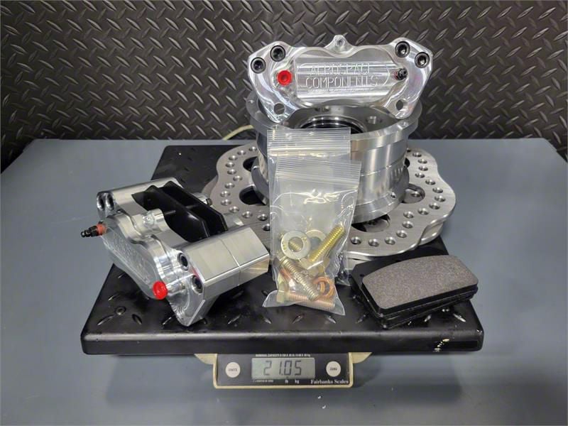 Aerospace Components Charger Pro Lite Drag Race Rear Brake Kit with ...