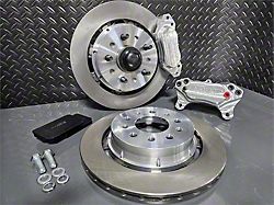 Aerospace Components Pro Street Front Brake Kit with Vented Rotors; Billet Calipers (94-04 Mustang)
