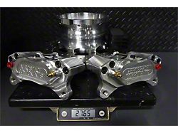 Aerospace Components Street Lite Front Brake Kit with Dimpled and Scalloped Rotors; Billet Calipers (15-26 Mustang, Excluding GT500)