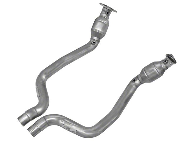 AFE 3-Inch Twisted Steel Catted Mid-Pipe; Street Series (11-14 6.4L HEMI Challenger)