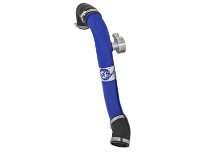 AFE BladeRunner Hot Side Intercooler Tube; Blue (15-23 Mustang EcoBoost)