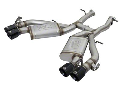 AFE MACH Force-XP 3-Inch Axle-Back Exhaust System with Black Tips (16-24 6.2L Camaro Coupe w/ Manual Transmission & NPP Dual Mode Exhaust)