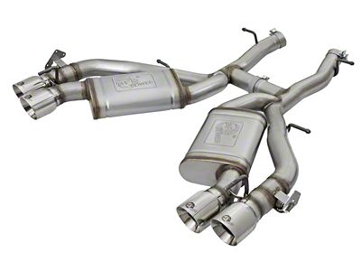 AFE MACH Force-XP 3-Inch Axle-Back Exhaust System with Polished Tips (16-24 6.2L Camaro Coupe w/ Manual Transmission & NPP Dual Mode Exhaust)