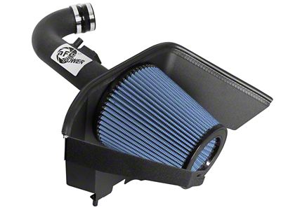 AFE Magnum FORCE Stage-2 Cold Air Intake with Pro 5R Oiled Filter; Black (12-15 V6 Camaro)