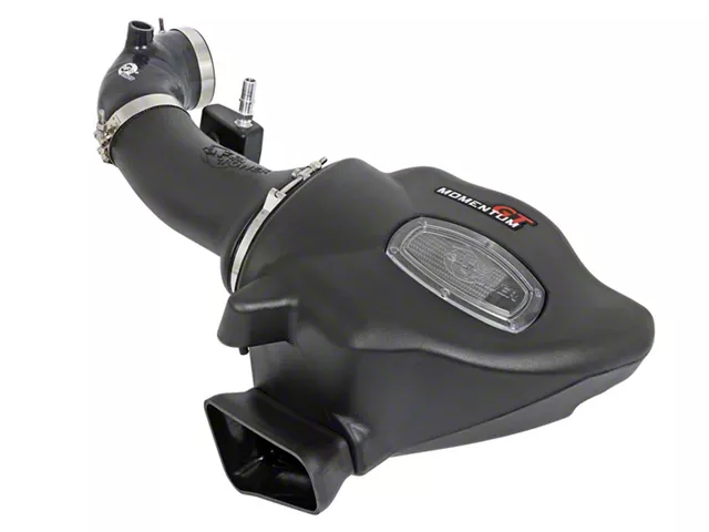 AFE Momentum GT Cold Air Intake with Pro DRY S Filter; Black (16-24 Camaro SS)