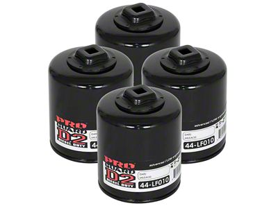 AFE Pro GUARD D2 Oil Filter; Set of Four (93-02 3.8L Camaro)