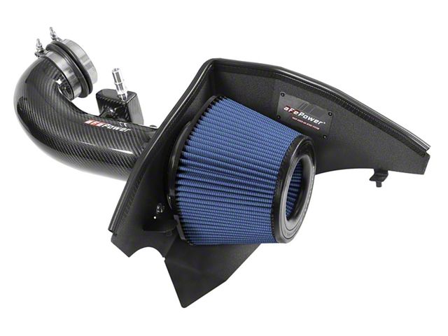 AFE Track Series Cold Air Intake with Pro 5R Oiled Filter; Carbon Fiber (16-24 Camaro SS)