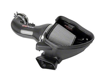 AFE Track Series Cold Air Intake with Pro DRY S Filter; Carbon Fiber (17-24 Camaro ZL1)