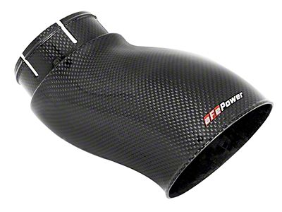 AFE Momentum GT Dynamic Air Scoop; Carbon Fiber (15-23 Challenger, Excluding 19-23 Challenger R/T Scat Pack)