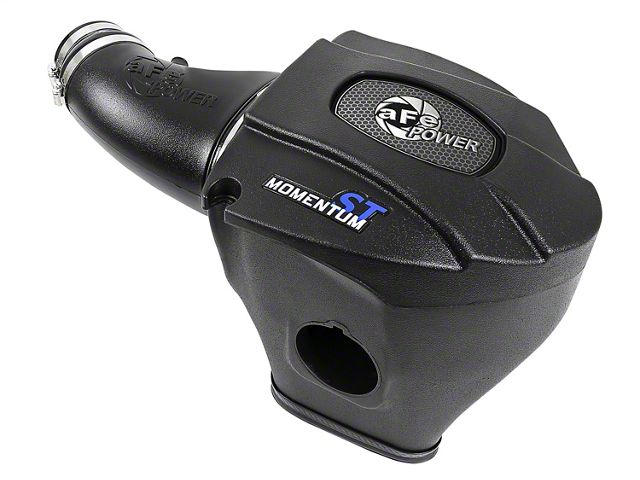 AFE Momentum ST Cold Air Intake with Pro DRY S Filter; Black (11-23 6.4L HEMI Challenger)