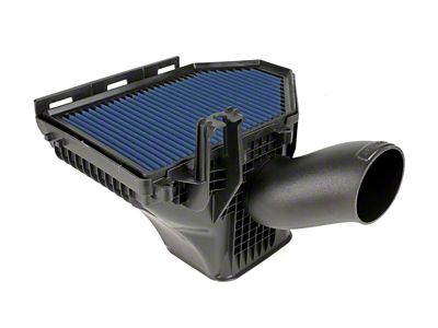 AFE Super Stock Induction System with Pro 5R Oiled Filter; Black (15-23 Challenger, Excluding 19-23 Challenger R/T Scat Pack)