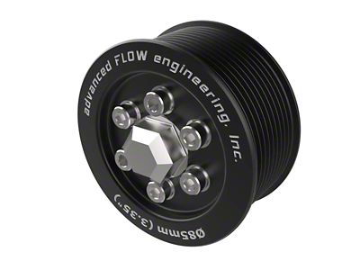 AFE Supercharger Power Pulley Kit with Hub; 3.35-Inch (15-23 Challenger SRT Hellcat)