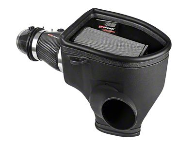 AFE Track Series Cold Air Intake with Pro DRY S Filter; Carbon Fiber (2018 Challenger SRT Demon)