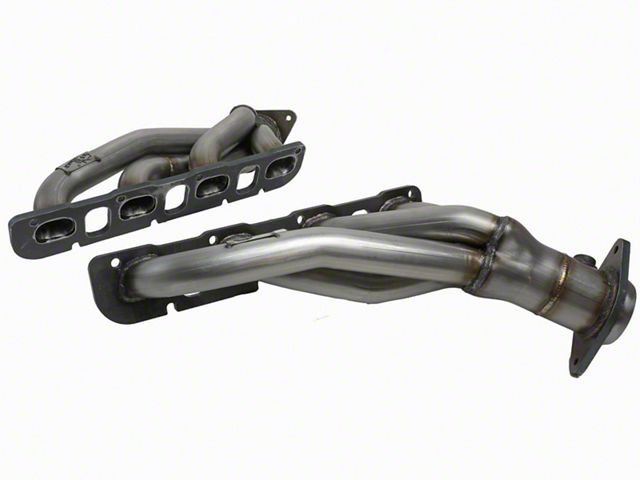 AFE 1-3/4-Inch Twisted Steel Shorty Headers; Raw (15-23 6.2L HEMI, 6.4L HEMI Charger)
