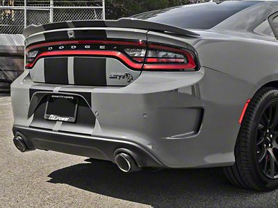 AFE MACH Force XP Direct-Fit Exhaust Tips; 4.50-Inch; Carbon Fiber (15-23 6.2L HEMI, 6.4L HEMI Charger)