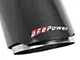 AFE MACH Force XP Direct-Fit Exhaust Tips; 4.50-Inch; Carbon Fiber (15-23 6.2L HEMI, 6.4L HEMI Charger)
