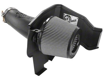 AFE Magnum FORCE Stage-2 Cold Air Intake with Pro DRY S Filter; Black (11-23 6.4L HEMI Charger w/o Shaker Hood)