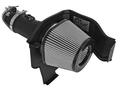 AFE Magnum FORCE Stage-2 Cold Air Intake with Pro DRY S Filter; Black (15-16 Charger SRT Hellcat)