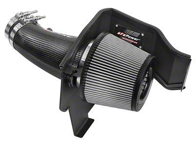 AFE Magnum FORCE Stage-2 Track Series Cold Air Intake with Pro DRY S Filter; Carbon Fiber (12-23 6.4L HEMI Charger)
