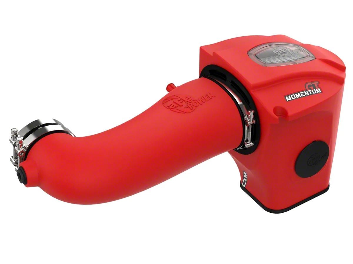 AFE Charger Momentum GT Cold Air Intake with Pro DRY S Filter; Red