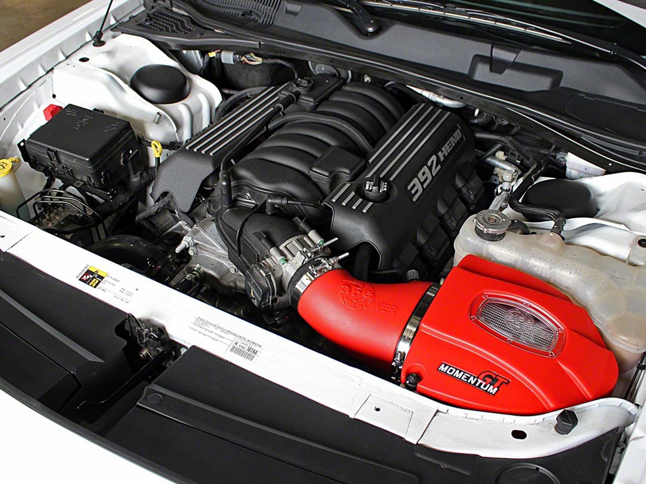 AFE Charger Momentum GT Cold Air Intake with Pro DRY S Filter; Red